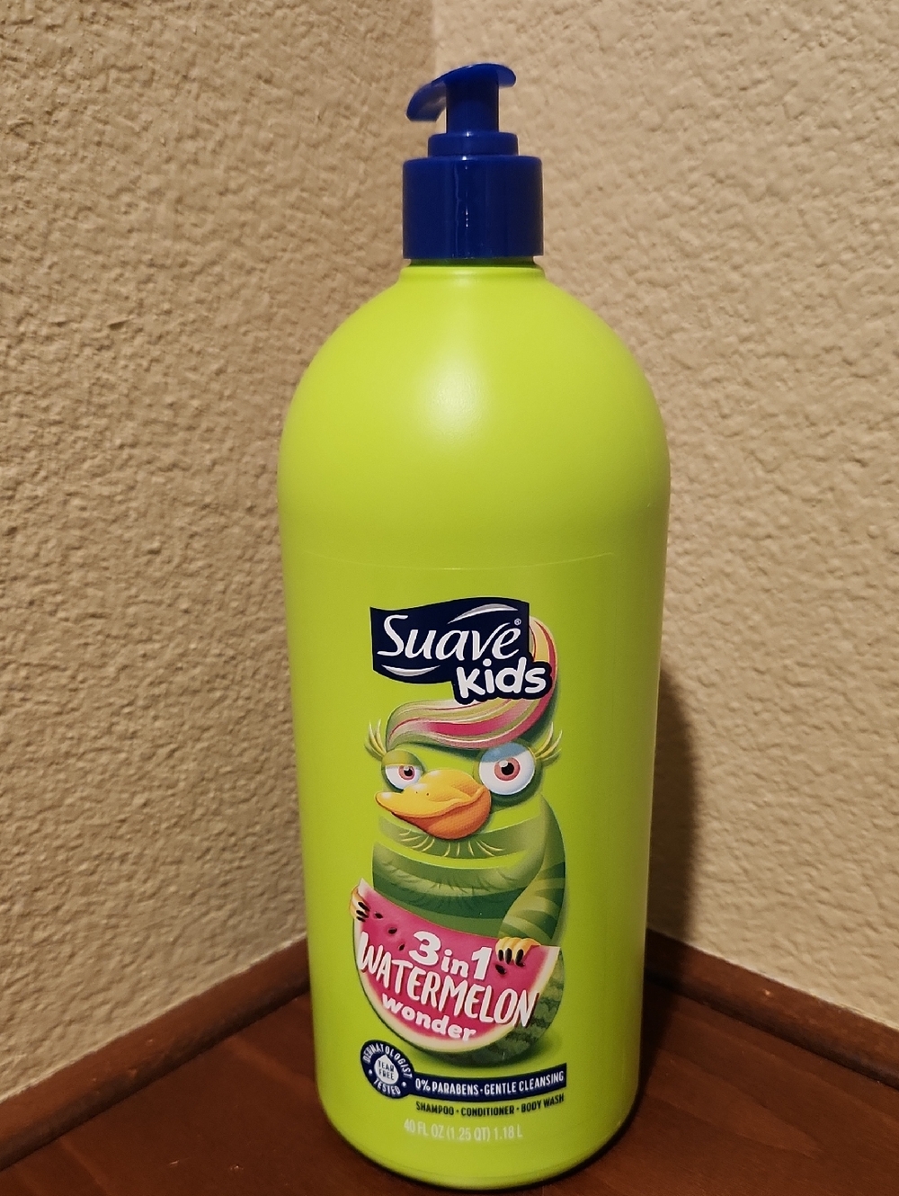 Suave Kids 3-in-1 Watermelon Wonder Shampoo + Conditioner + Body Wash